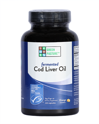 Green Pasture™ Fermented Cod Liver Oil (120 Capsules)