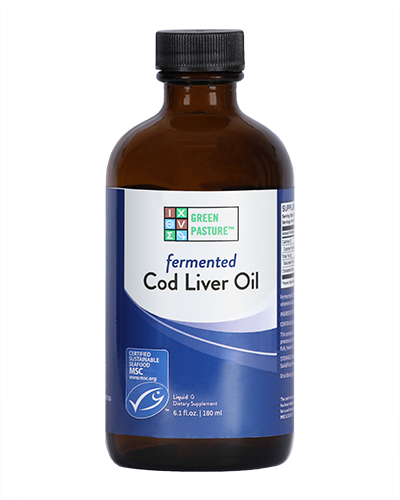 Green Pasture™ Fermented Cod Liver Oil (Liquid 180 ml)